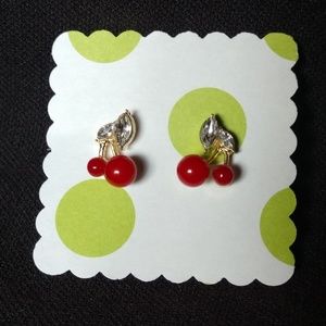 Retro Vintage Inspired Cherry Earrings